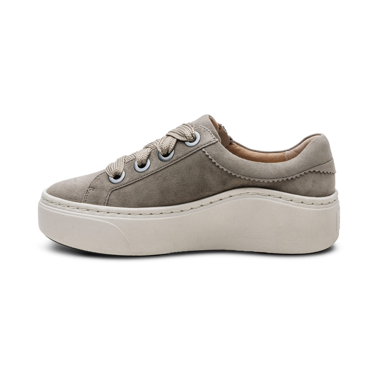 Aetrex Aubrey Arch Support Platform Sneaker – Taupe