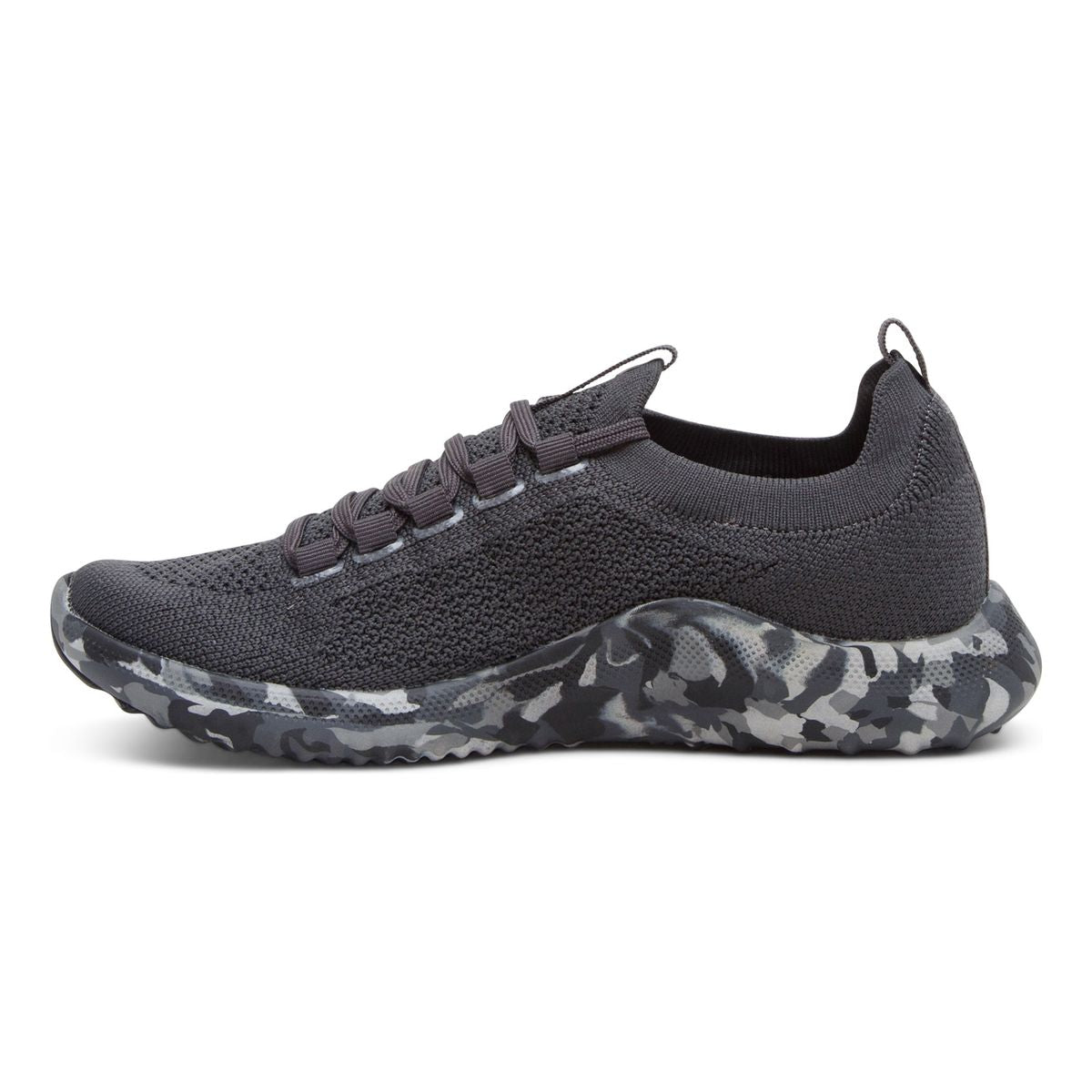Aetrex Carly Women's Arch Support Sneakers – Charcoal Camo