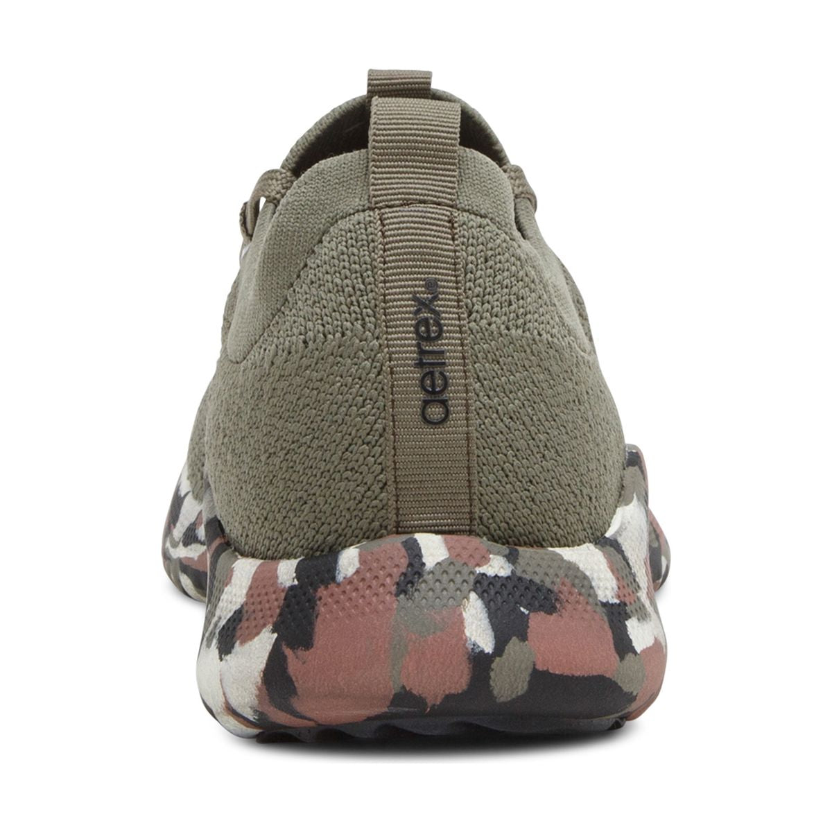 Aetrex Carly Women's Arch Support Sneakers – Green Camo