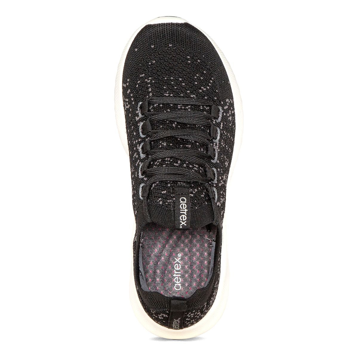 Aetrex Carly Women's Arch Support Sneakers – Black