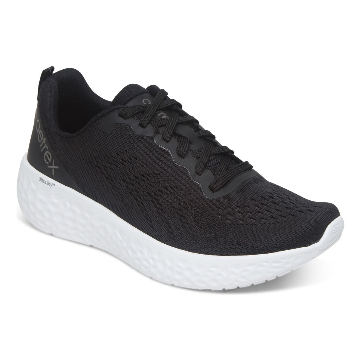 Aetrex Danika sneaker; women’s orthotic sneakers; stylish arch support sneakers; memory foam walking shoes; plantar fasciitis sneakers; lightweight everyday sneakers