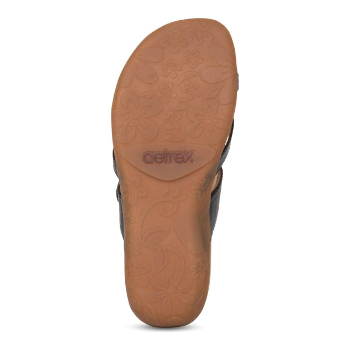 Aetrex Izzy Women's Adjustable Slide Sandal – Black