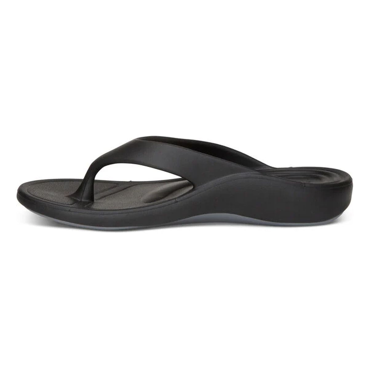 Aetrex Maui Women's Orthotic Flips – Black