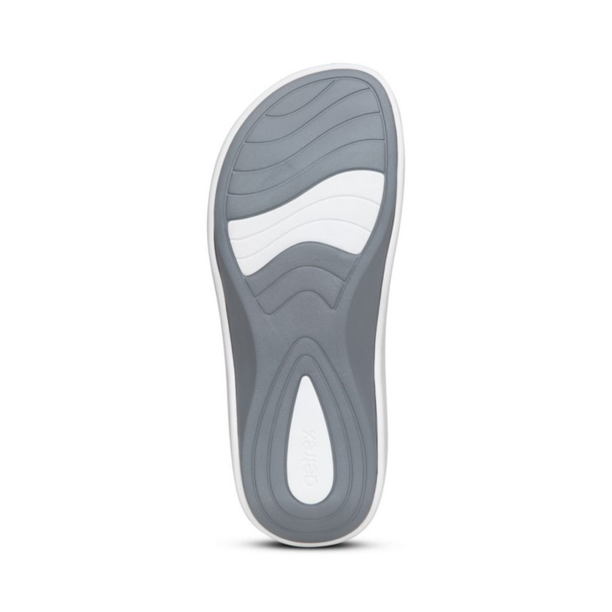 Aetrex Maui Women's Orthotic Flips – White Gloss
