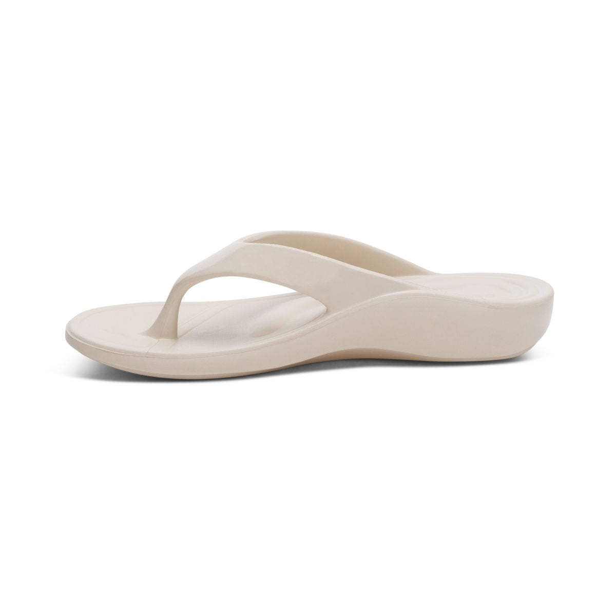 Aetrex Maui Women's Orthotic Flips – Ivory Gloss