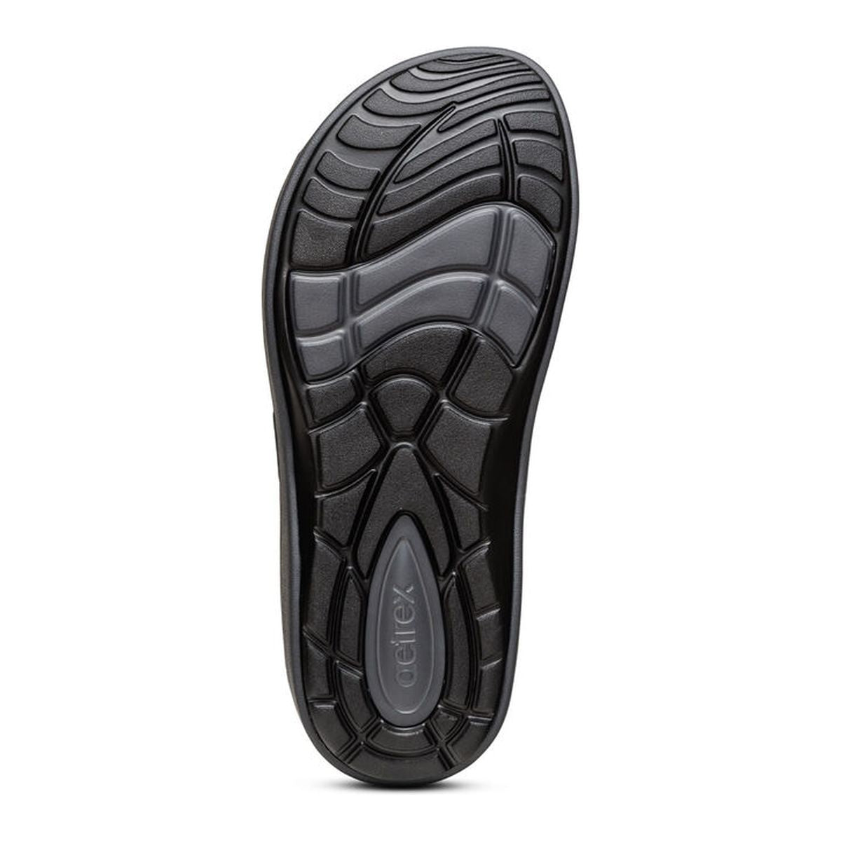 Aetrex Milos Men's Orthotic Slides – Black