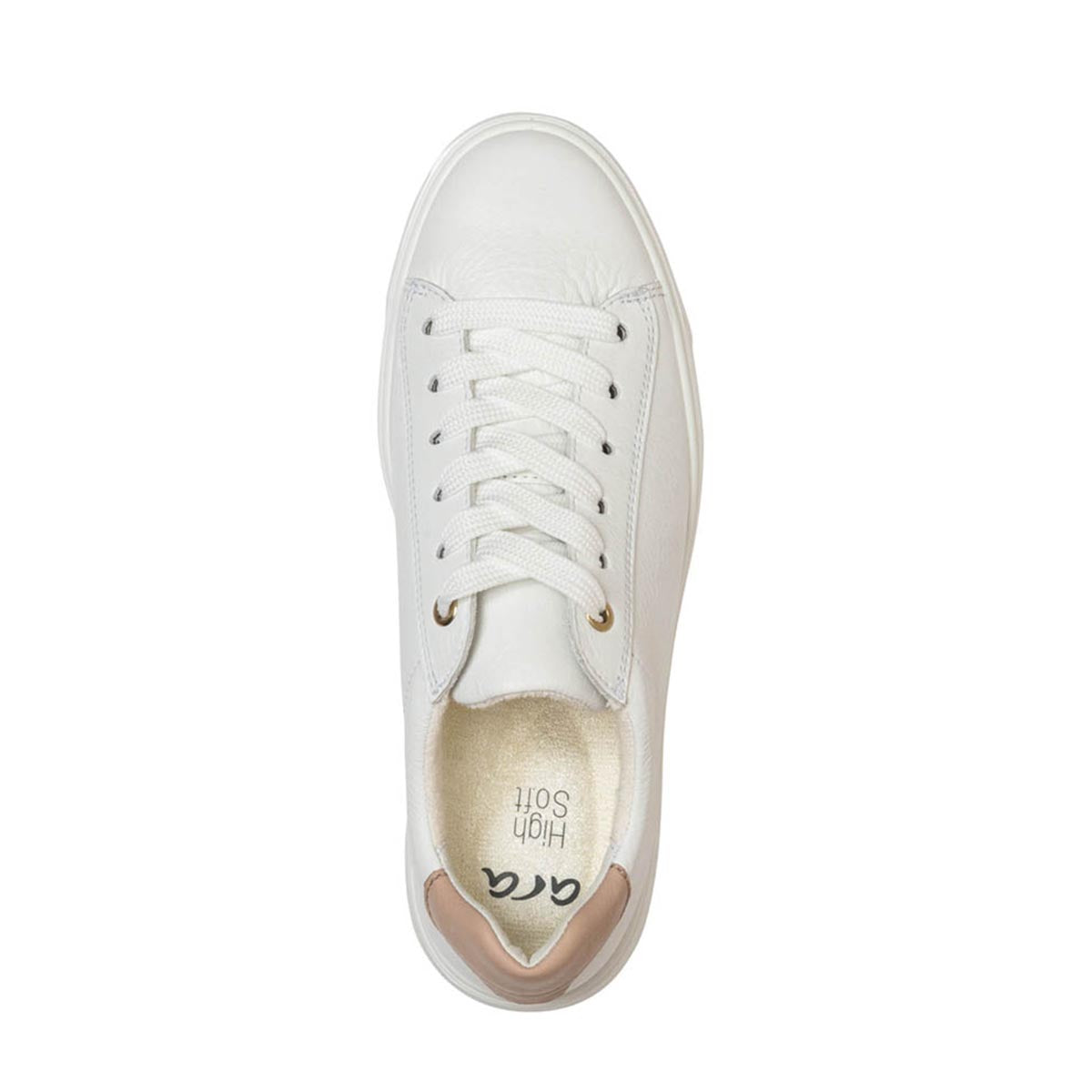 Ara Carol Women's Platform Sneaker in White