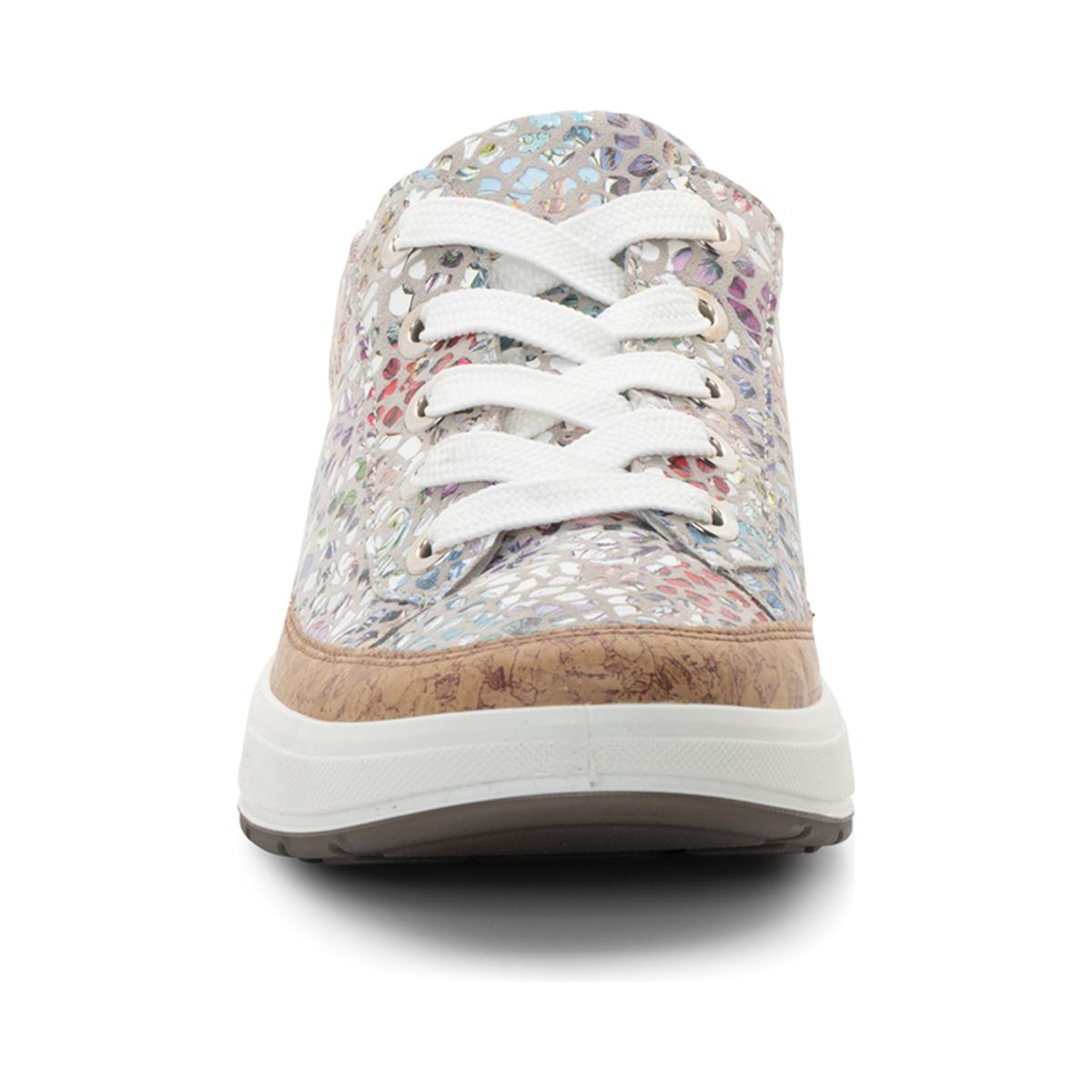 Ara Rem Women's Kork Wrap Lace Sneaker in Multi