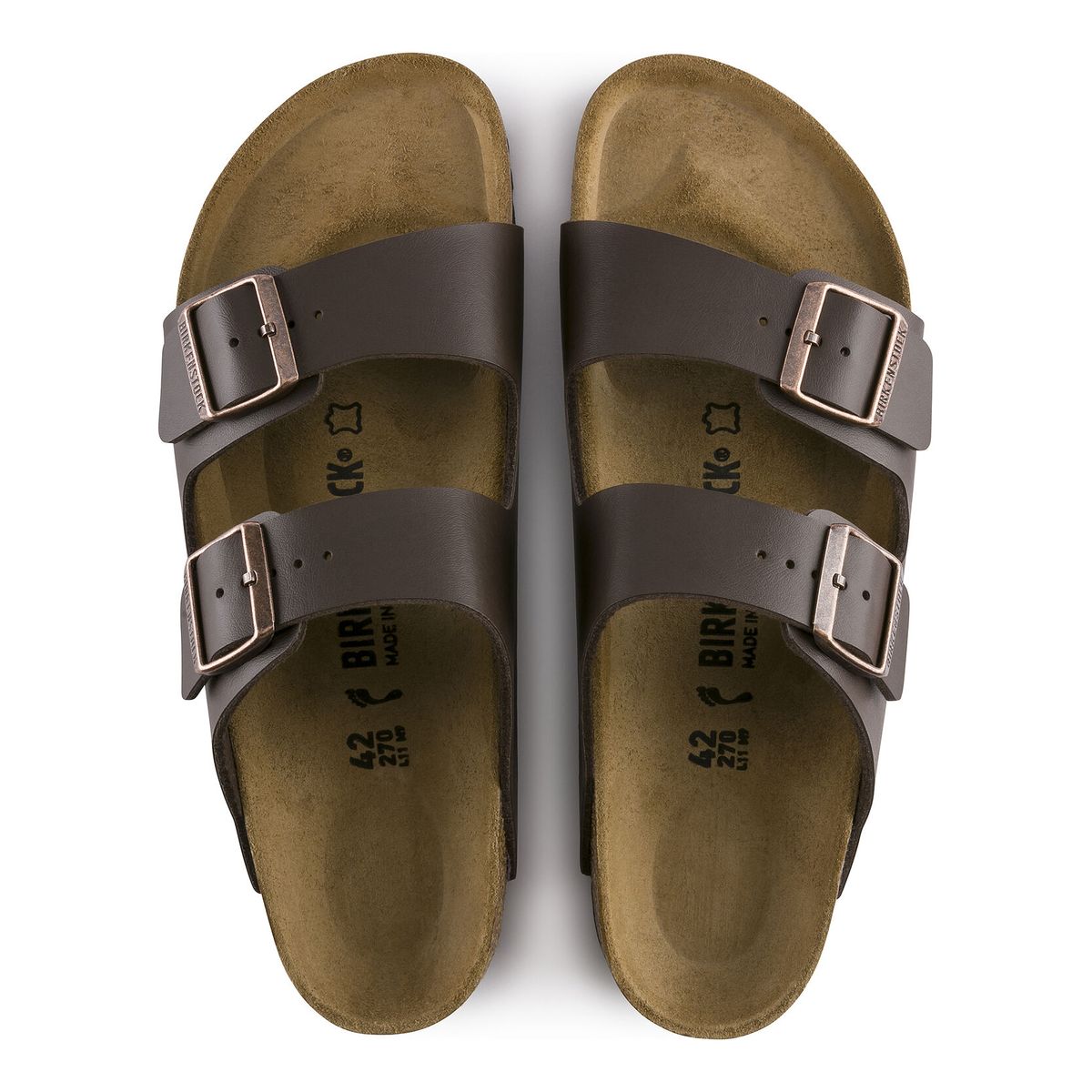 Birkenstock Arizona Birko-Flor Sandal – Brown