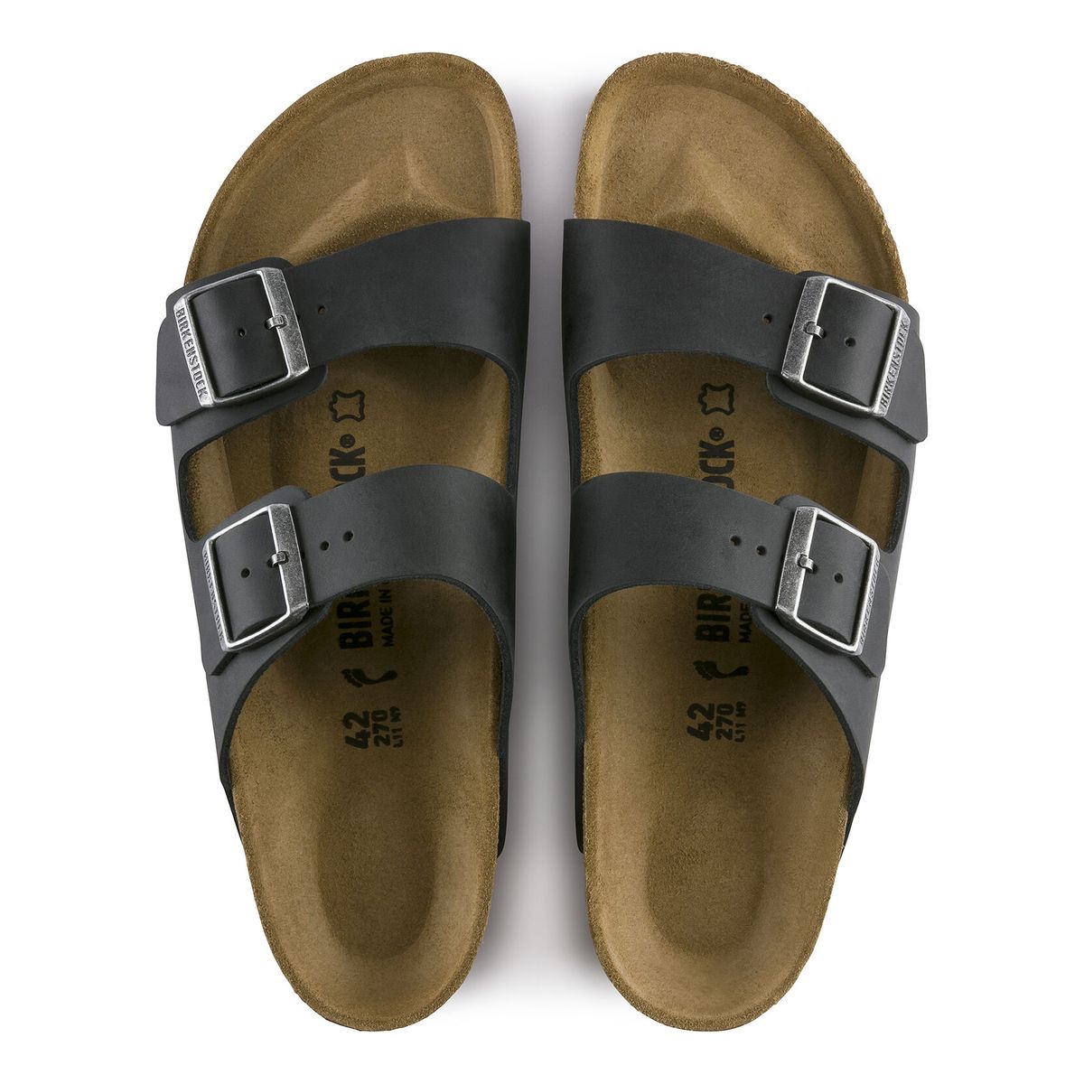 Birkenstock Arizona Oiled Leather – Black