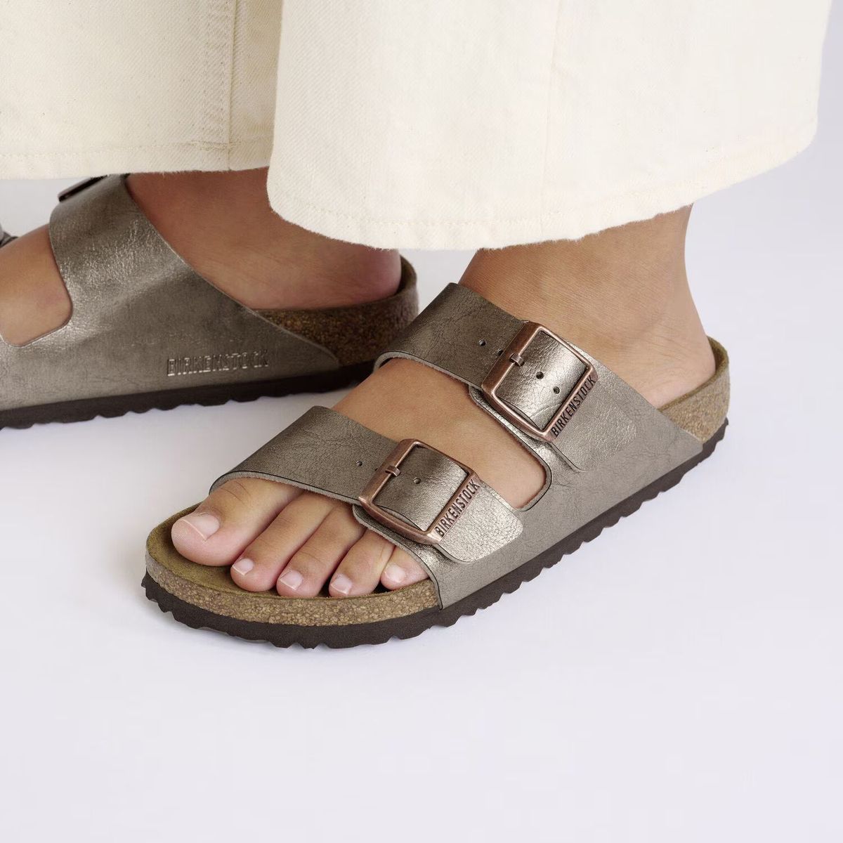 Birkenstock Arizona Birko-Flor Sandal – Graceful Taupe