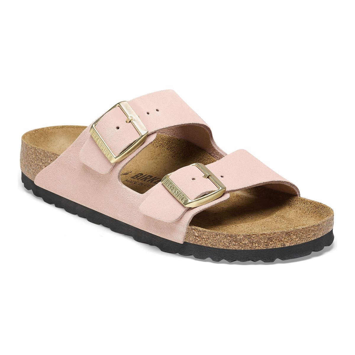 Birkenstock Arizona Suede Leather — Light Rose