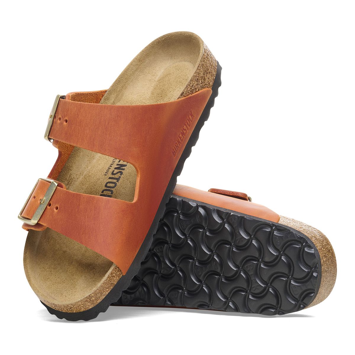 Birkenstock Arizona Oiled Leather — Burnt Orange