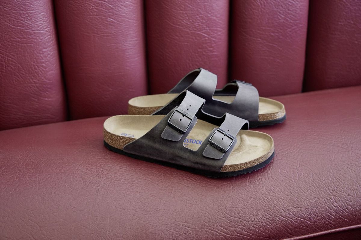 Birkenstock Arizona Soft Footbed — Iron Grey Oiled Leather