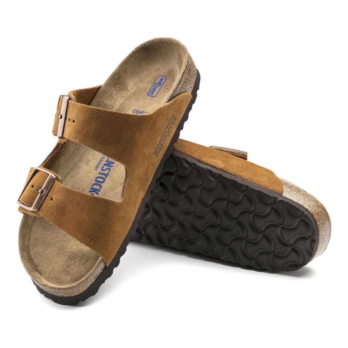 Birkenstock Arizona Soft Footbed — Mink Suede