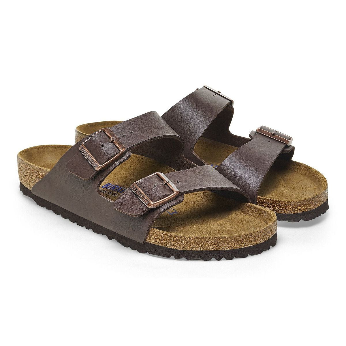 Birkenstock Arizona Soft Footbed — Brown Birko-Flor