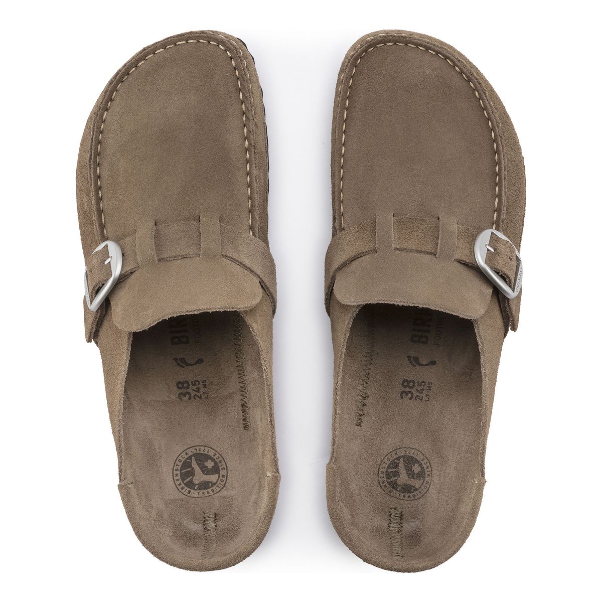 Birkenstock Buckley Clog – Gray/Taupe