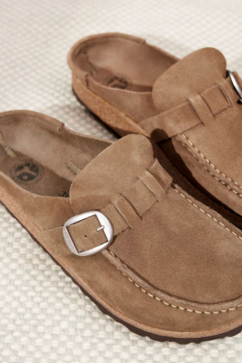 Birkenstock Buckley Clog – Gray/Taupe