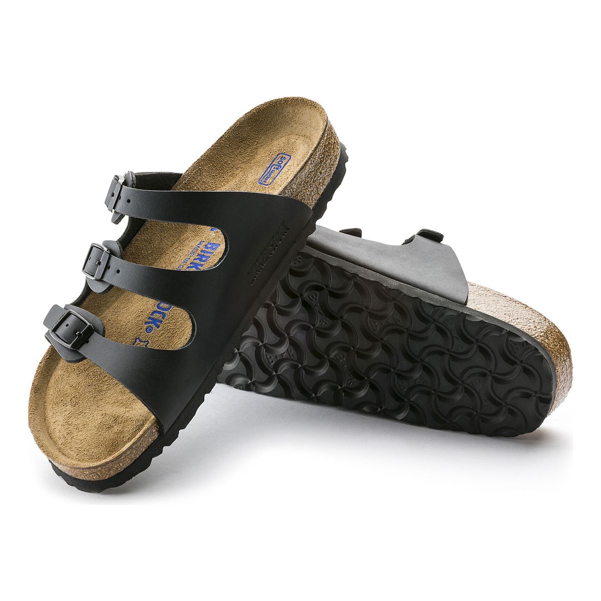 Birkenstock Florida Soft Footbed Birko-Flor – Black