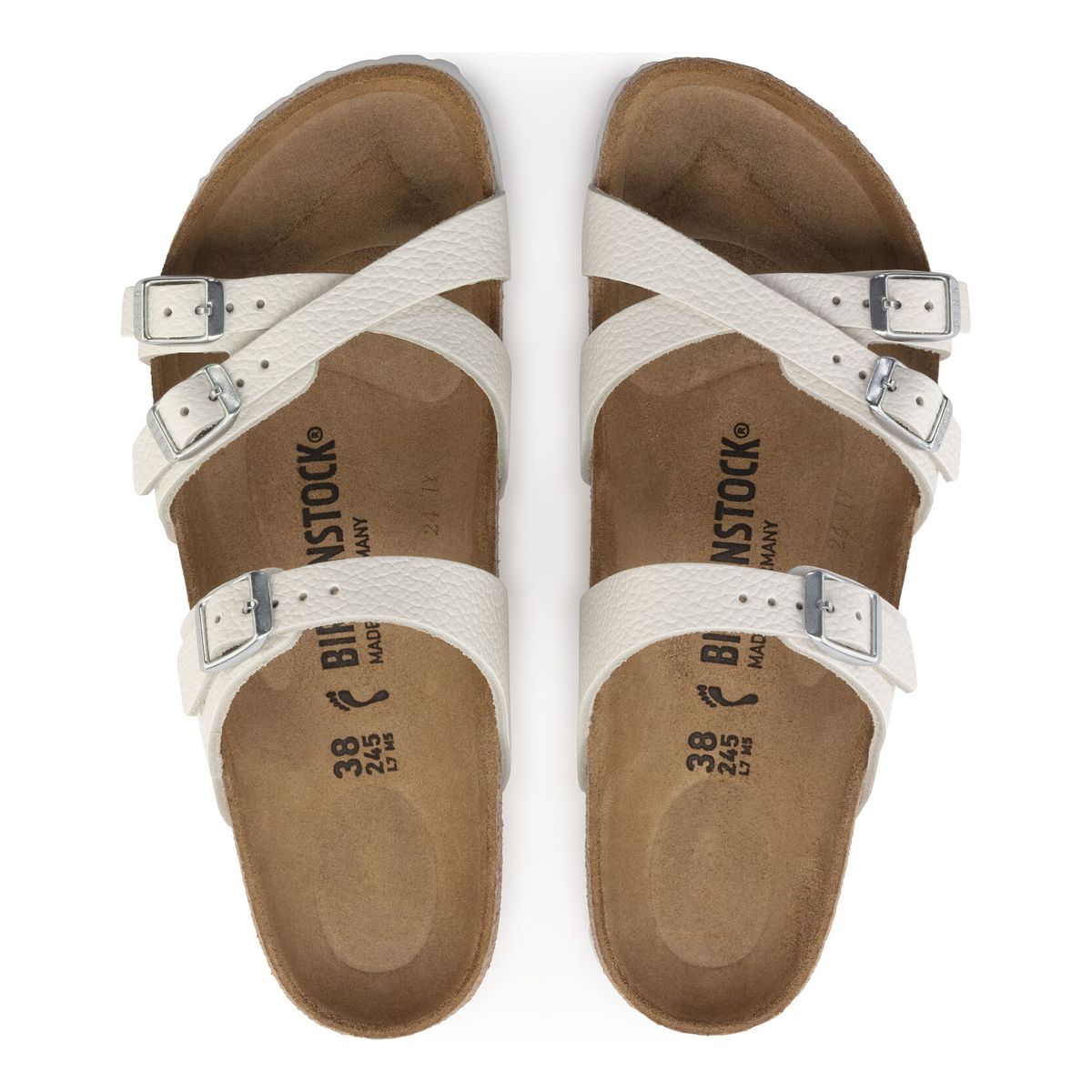 Birkenstock Franca Leather – White