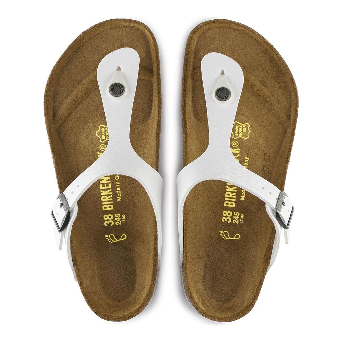 Birkenstock Gizeh Birko-Flor – White