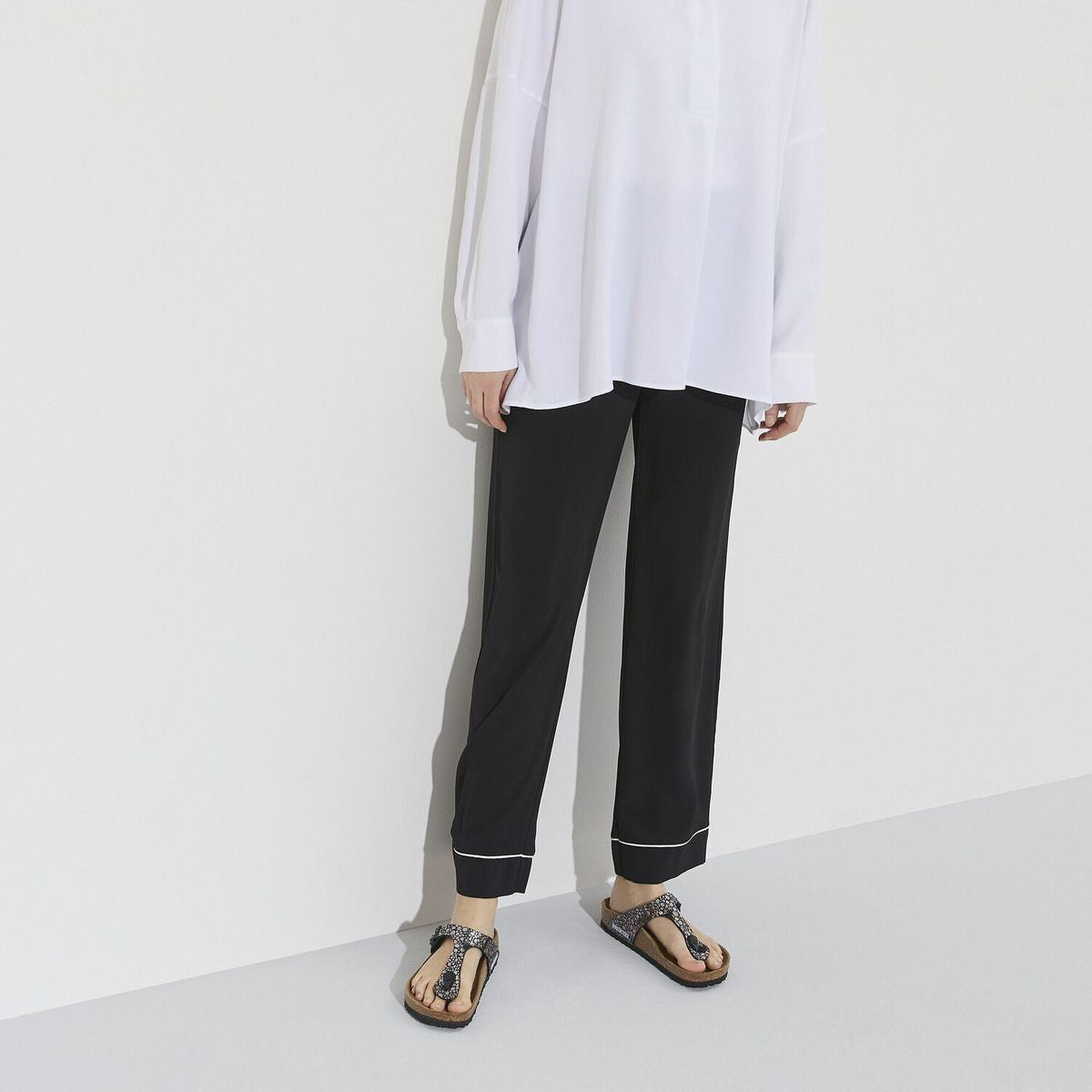 Birkenstock Gizeh Birko-Flor – Metallic Black