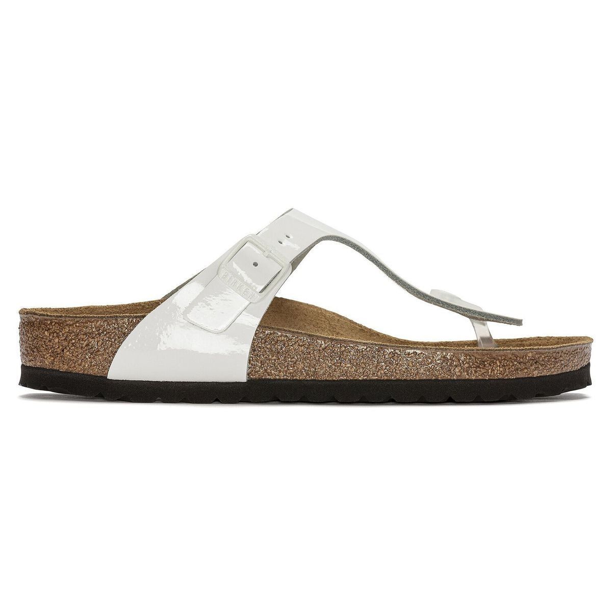 Birkenstock Gizeh Leather – White Patent