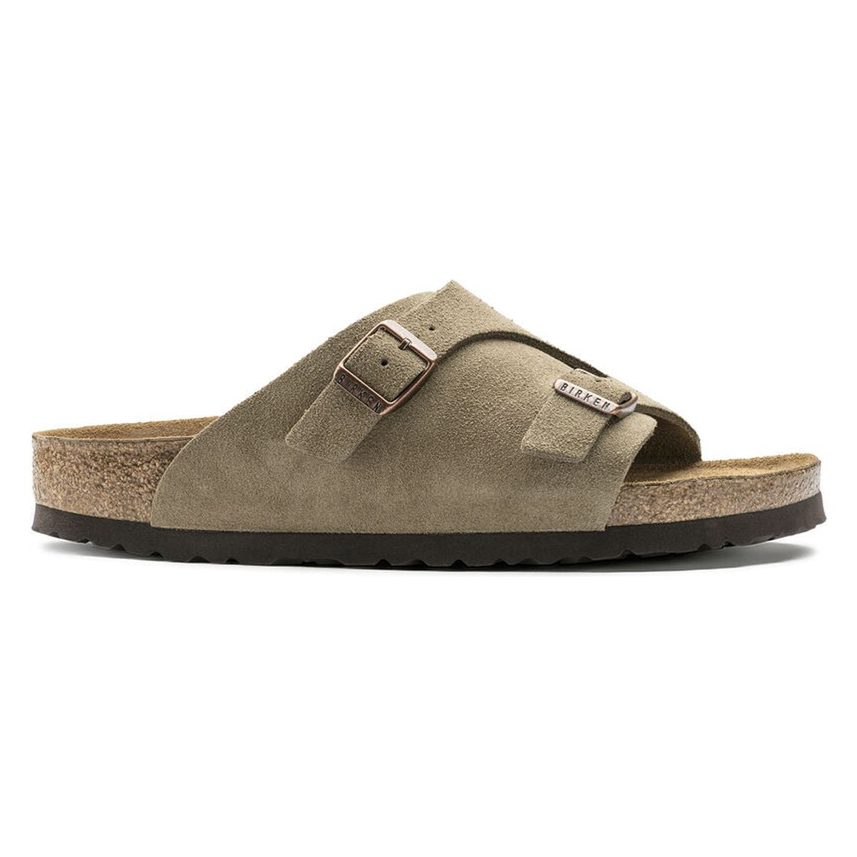 Birkenstock Zurich Suede Soft Footbed – Taupe
