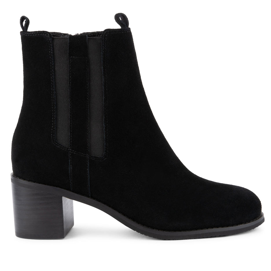 Mallory Womens Heeled Suede Waterproof Boot