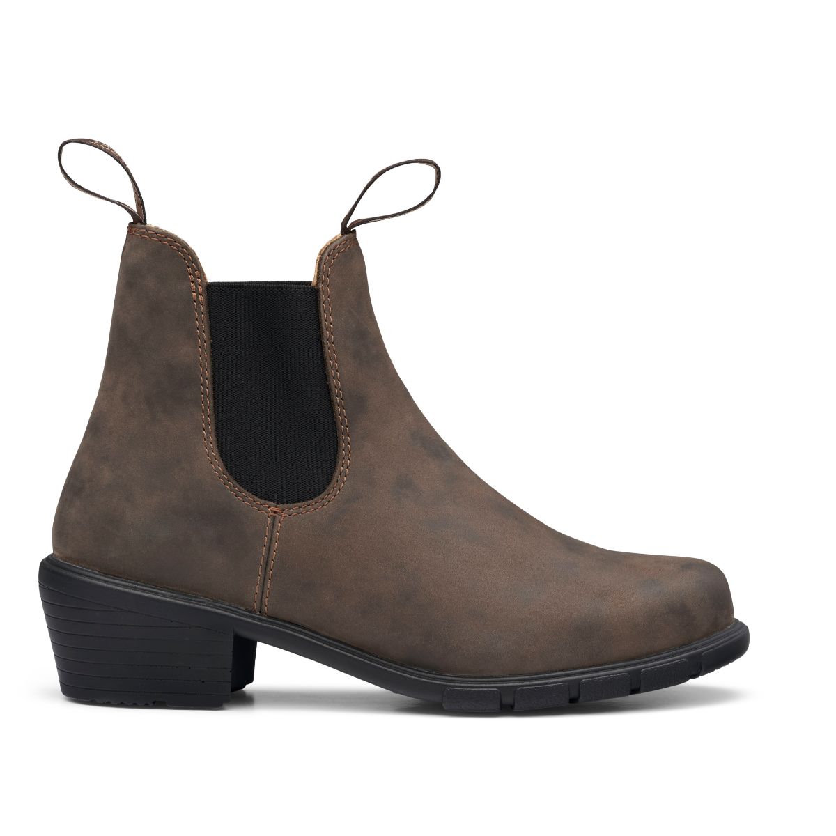 Blundstone 1677 Women's Heel Boot in Rustic Brown