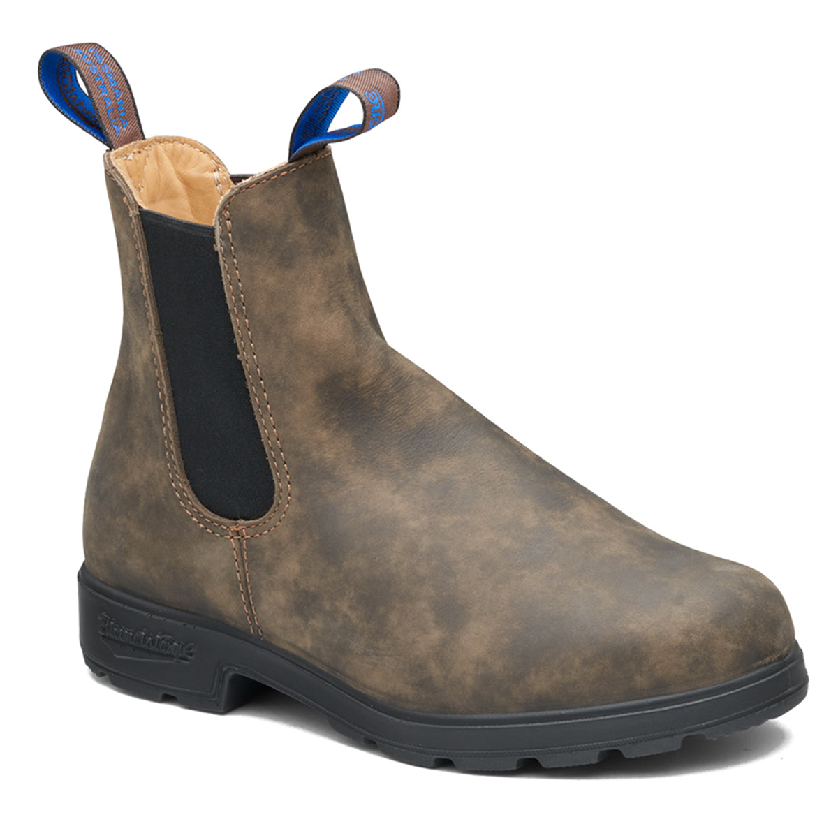 Blundstone 2223 Original Women’s Winter Thermal High Top Boot in Rustic Brown with waterproof leather, elastic side panels, pull tabs, and a cozy insulated interior. Style #2223