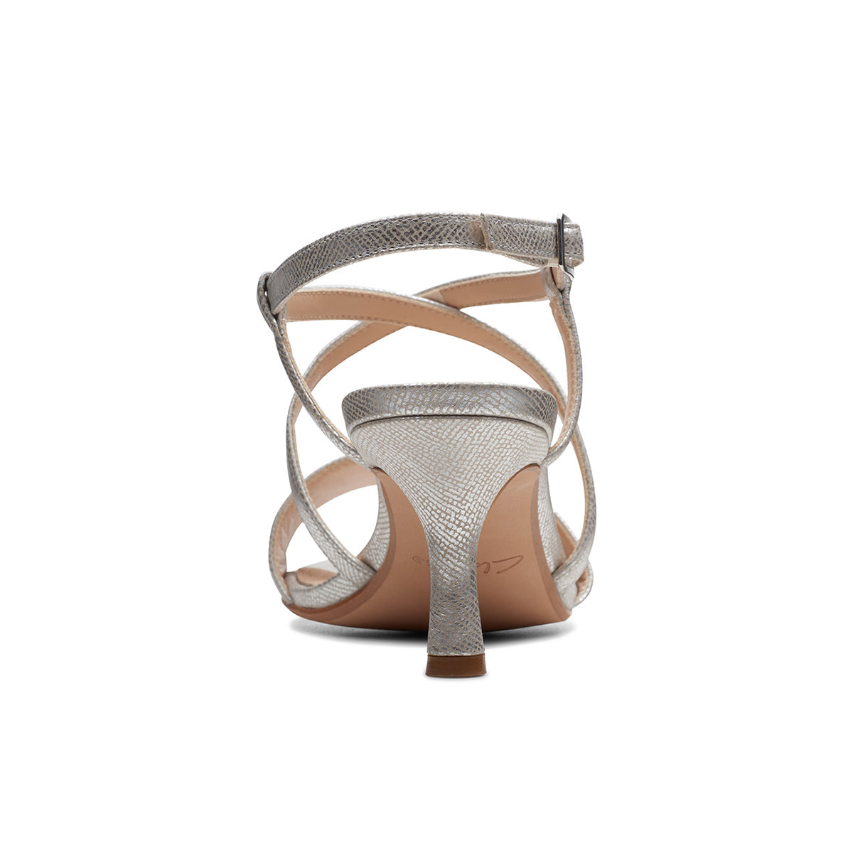 Clarks Women's Amali Slingback Heeled Sandal - Silver