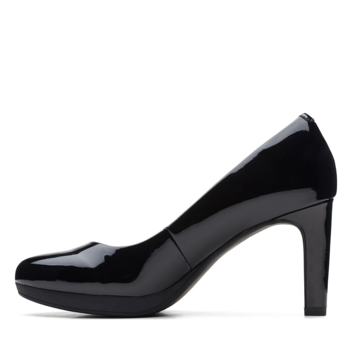 Clarks Ambyr Joy Dress Heels in Black Patent