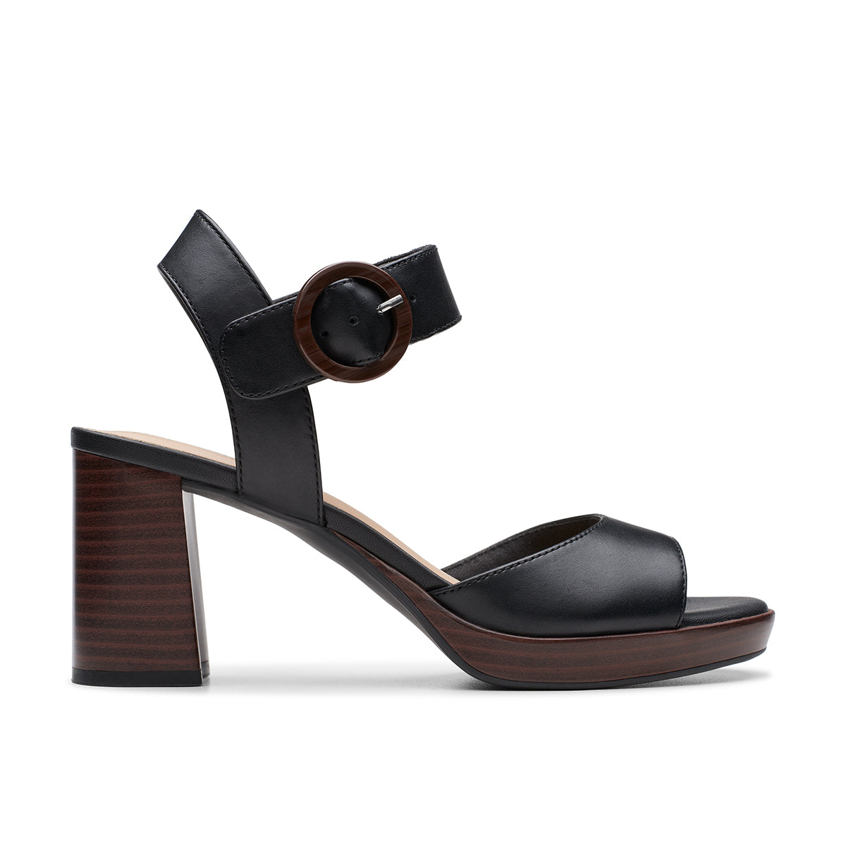 Clarks Ambyrlyn Ruby Women's Block Heel in Black