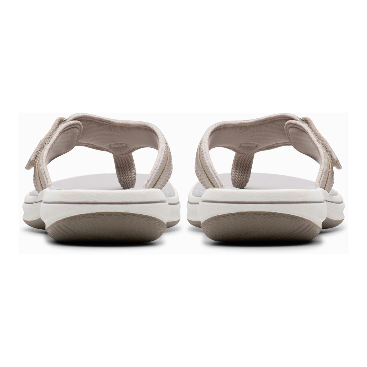 Clarks Breeze Sea Women's Thong Sandals in Light Taupe