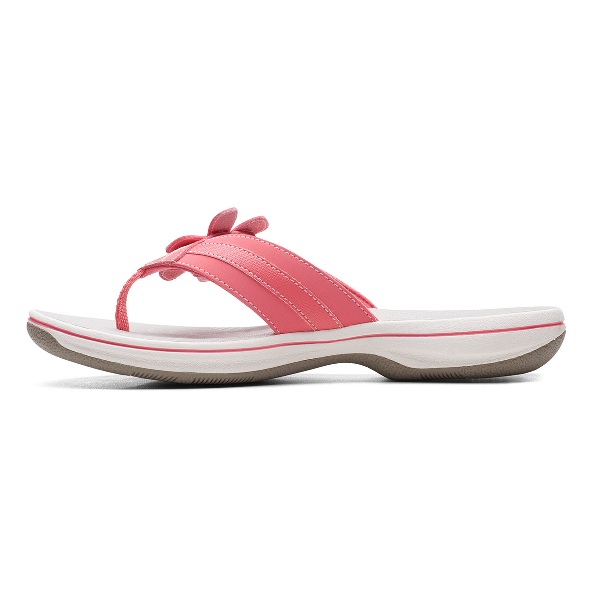 Clarks Brinkley Flora Women's Thong Sandals in Orange