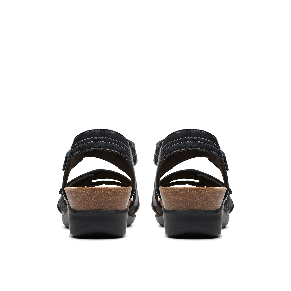 Clarks Calenne Clara Women's Wedge Sandals in Black