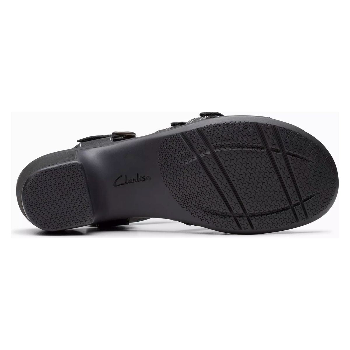 Clarks Emily 2 Rose Women's Block Heel Sandal in Black