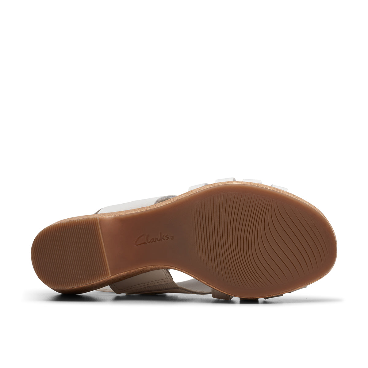 Clarks Giselle Ivy Women's Wedge Sandals in White