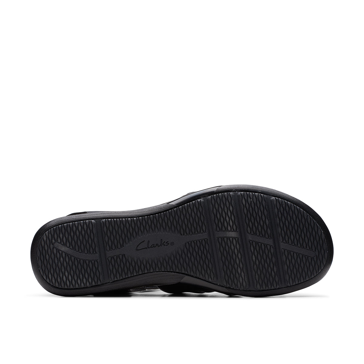 Clarks Women's Kitly Ave Flat Sandal – Black