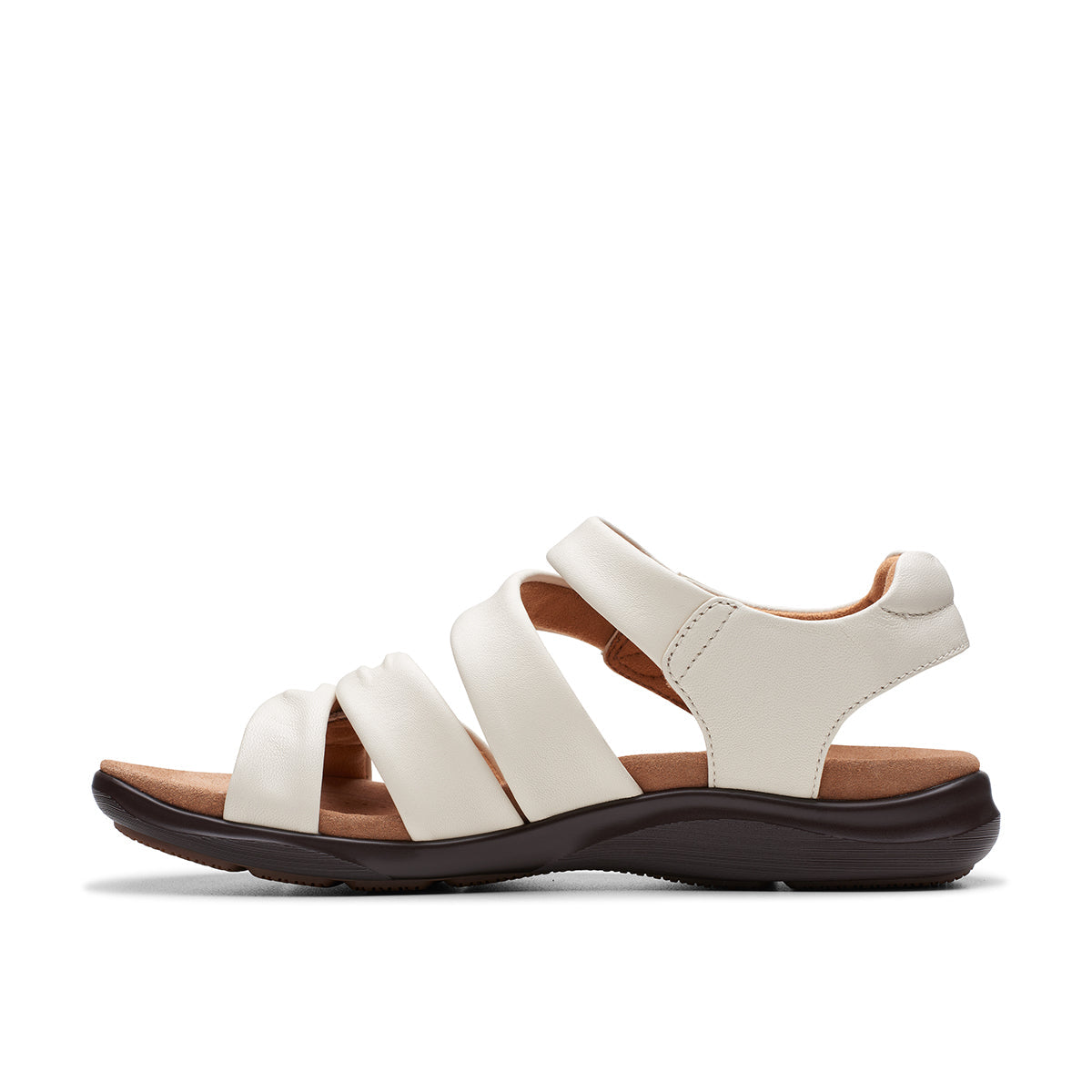 Clarks Women's Kitly Ave Flat Sandal – Off White