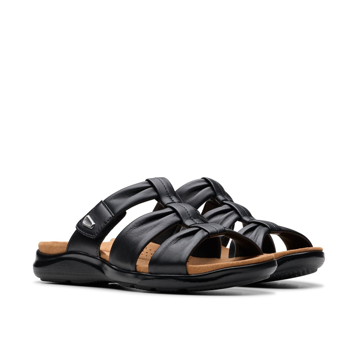 Clarks Women's Kitly Slide Sandal – Black
