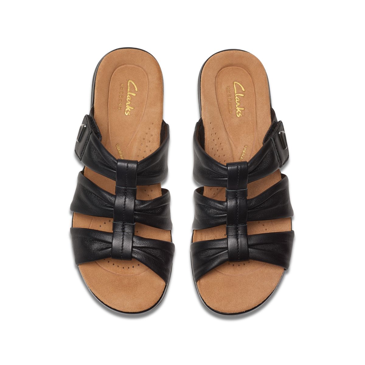 Clarks Women's Kitly Slide Sandal – Black