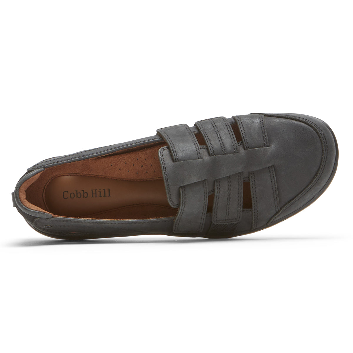 Cobb Hill Penfield Fisherman Slip-On – Women's Black Leather