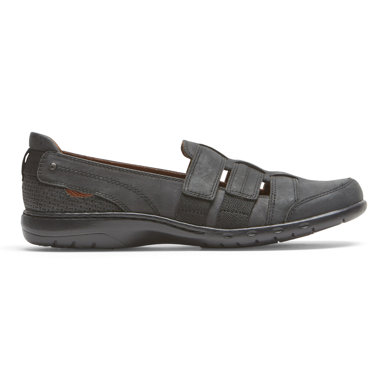 Cobb Hill Penfield Fisherman Slip-On – Women's Black Leather