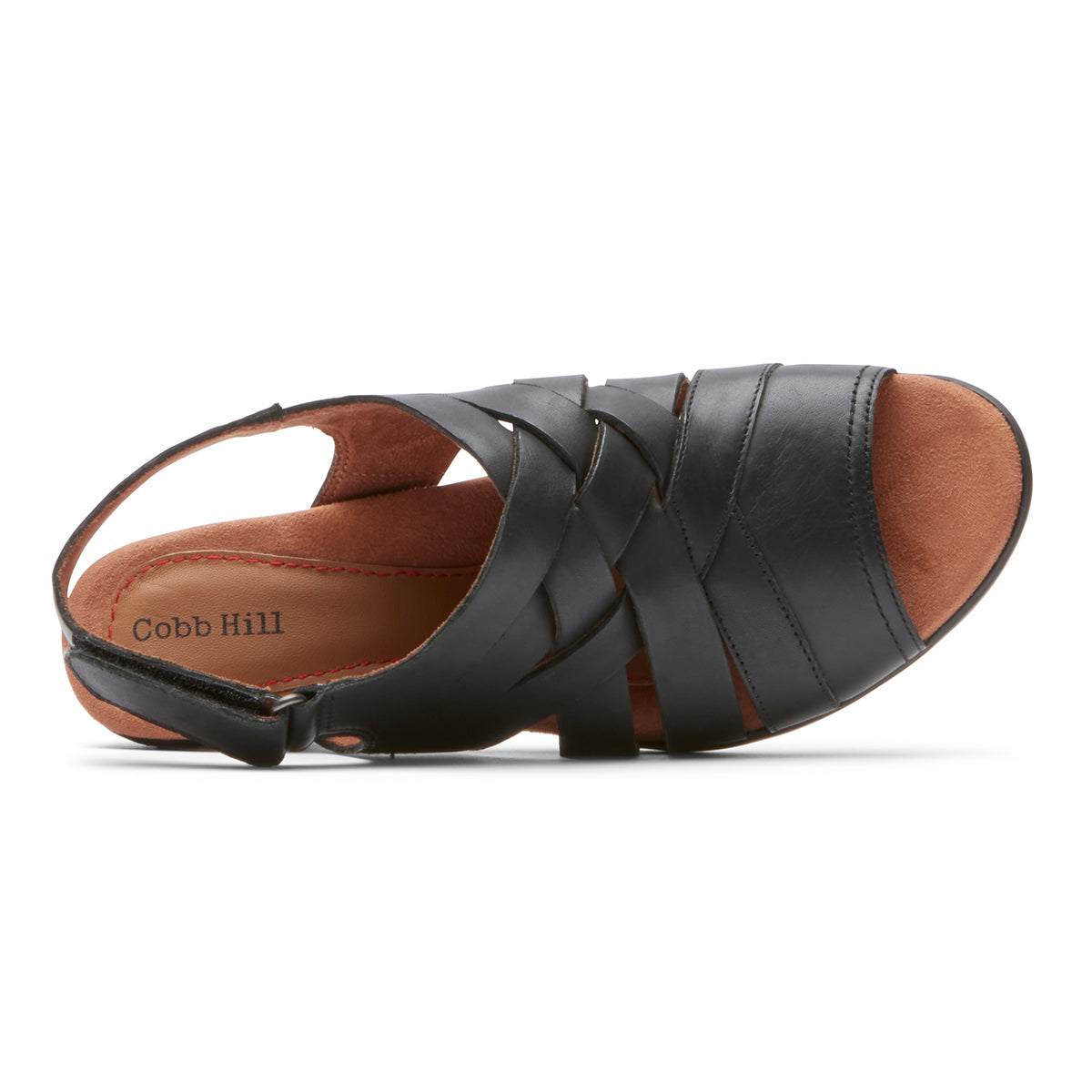 Cobb Hill Laurel Woven Sandal – Women's Black Leather
