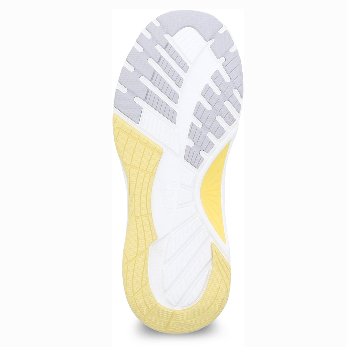 Dansko Pace Women's Mesh Sneaker in White/Yellow