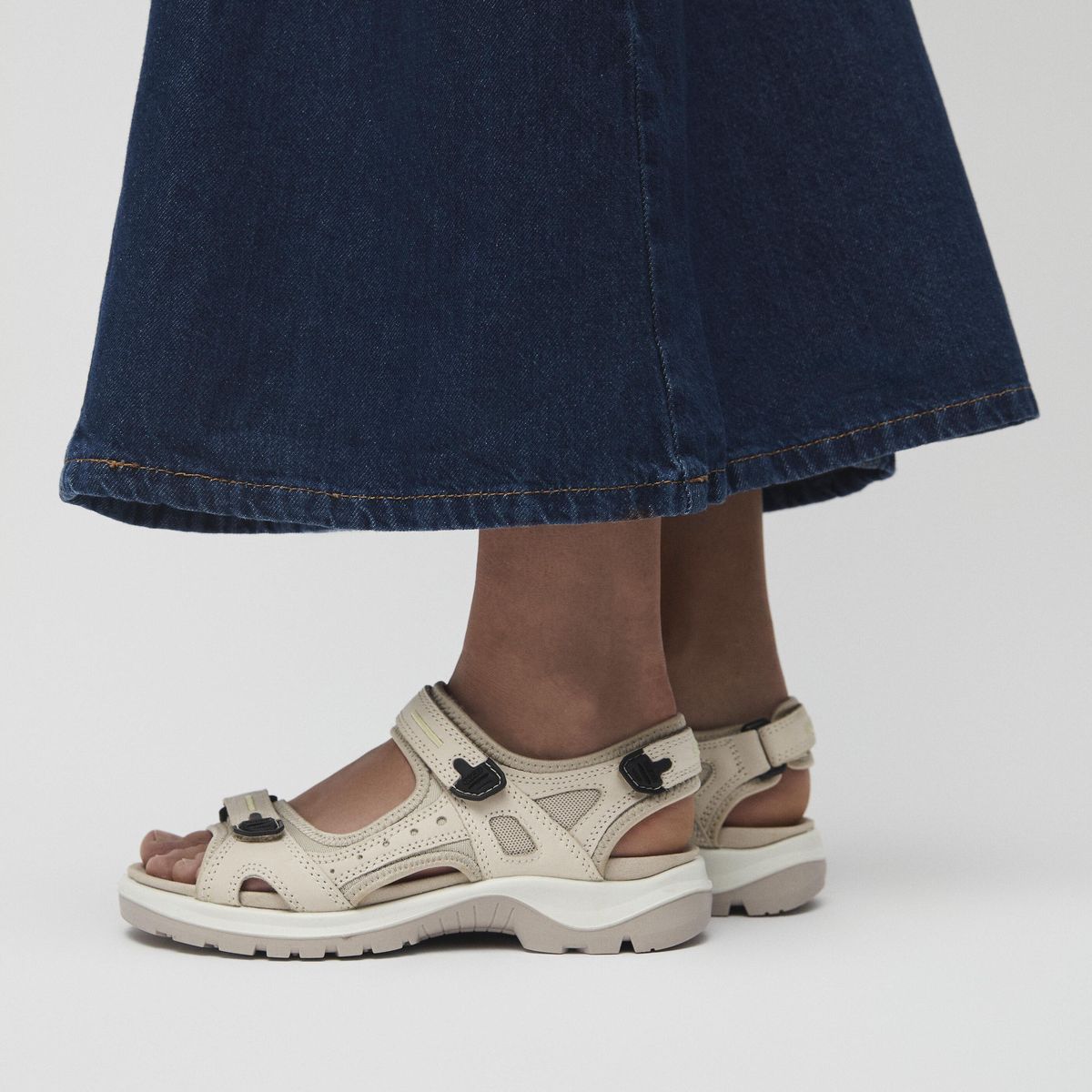 ECCO Women's Yucatan Adjustable Sandals – Limestone