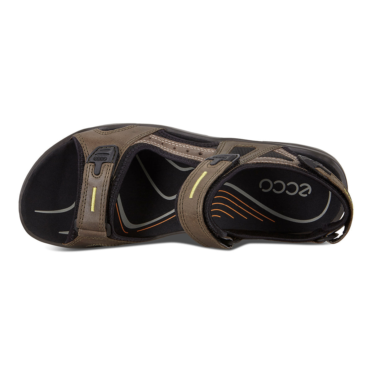 ECCO Men's Yucatan Adjustable Sandals – Moon Rock