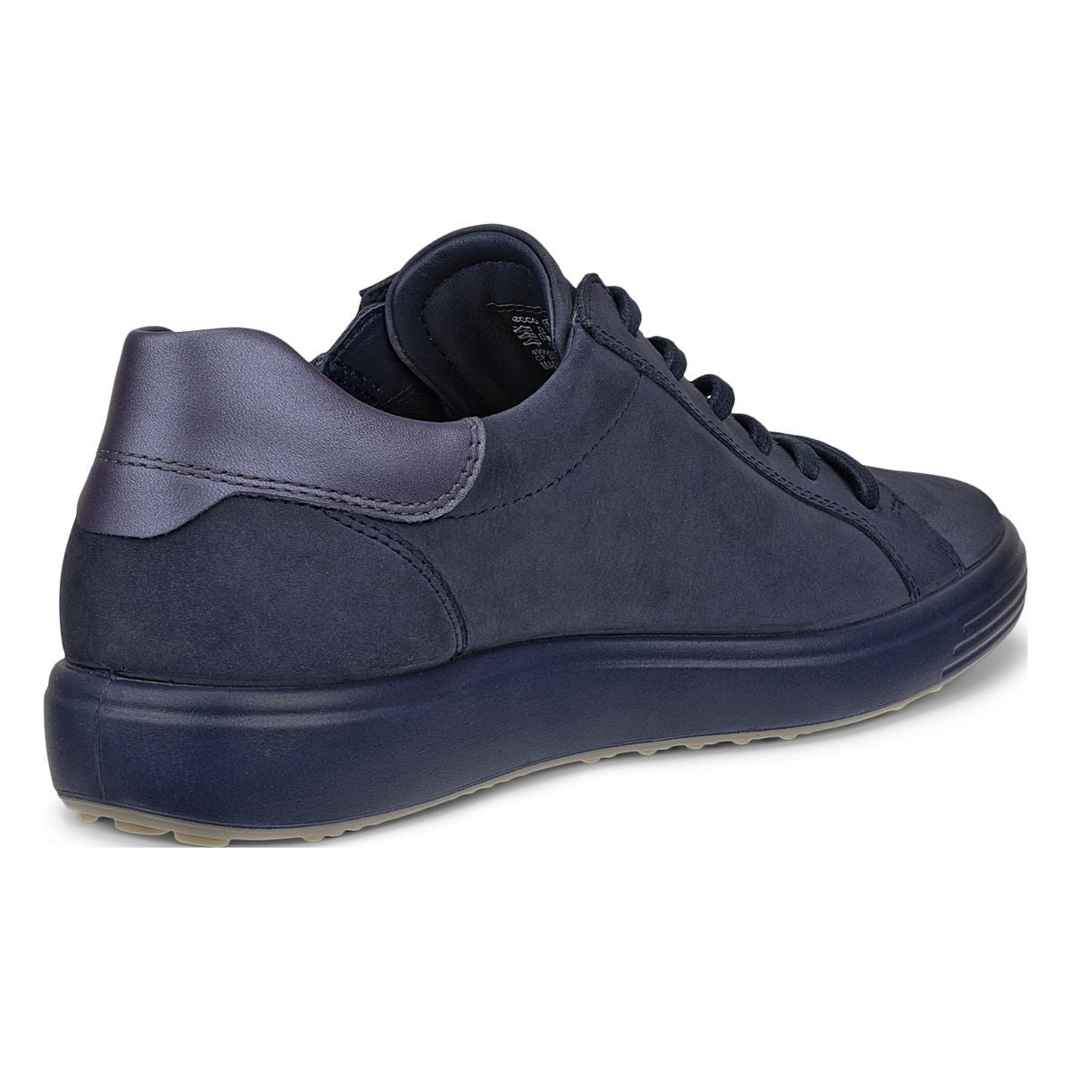 Ecco Soft 7 Women's Side-Zip Sneaker in Marine